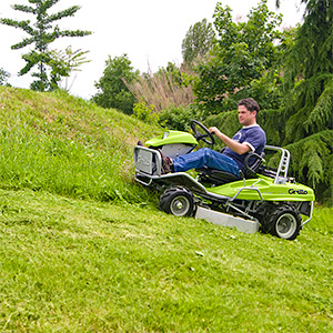 debroussailleuse pour terrain en pente