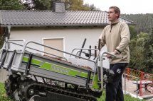 Grillo Dumper 406 in azione a Königsee-Rottenbach, Germania