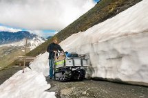 Grillo Dumper 507 in servizio al Rifugio Garibaldi al Passo dello Stelvio