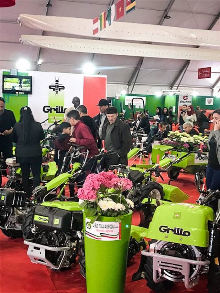 Stand Grillo alla Fiera SIAM 2019 - Meknès, Marocco