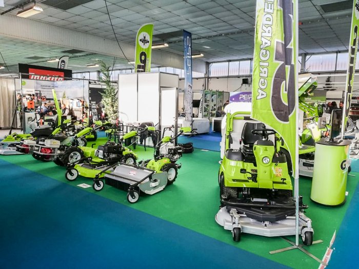 Stand Grillo alla fiera Salon Sett 2019 - Montpellier, Francia 