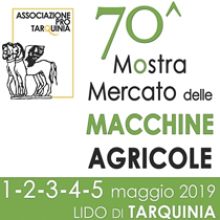 Mostra Mercato Macchine Agricole 2020 - Tarquinia Lido (VT)