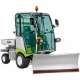 Grillo FM1100 4WD in versione invernale, con lama neve e cabina