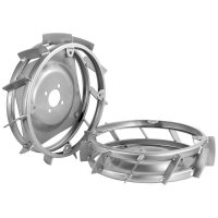 Coppia ruote in ferro diametro 40 x 10 cm - COD. 920312